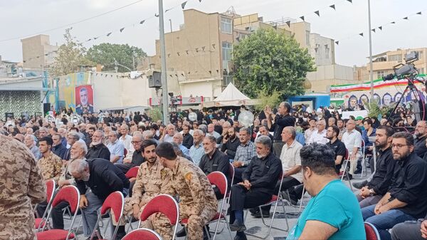 چهلم سردار حاجی‌زاده و فرزندان شهدا در منطقه ۱۷