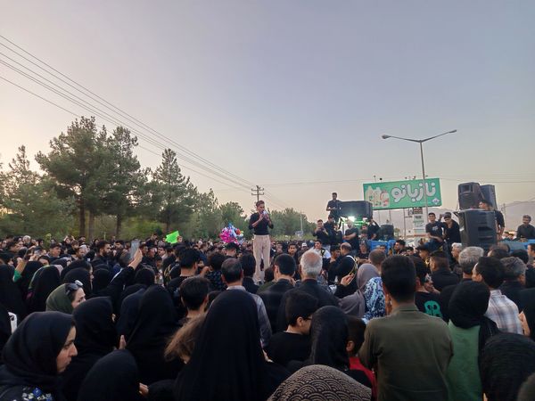 پیاده روی جاماندگان اربعین در کاشمر