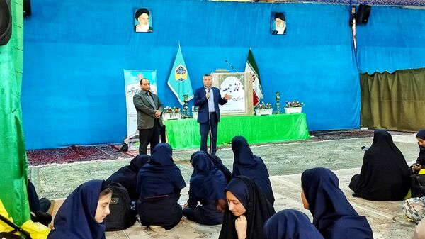 برگزاری لیگ جت دختران در مصلی بقیة اللّٰه شهرستان اشتهارد 