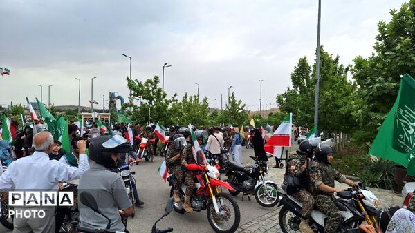  رژه موتوری عید غدیر با شکوه برگزار شد