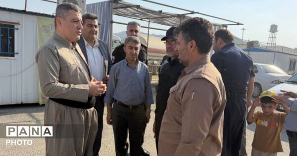 بازدید فرماندار مریوان از مواکب مستقر در پایانه مرزی باشماق
