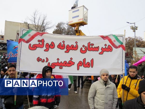 راهپیمایی باشکوه ۲۲ بهمن ماه شهرستان بجنورد 