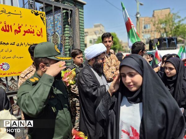 رزمایش دختران جان فدای پاکدشتی 