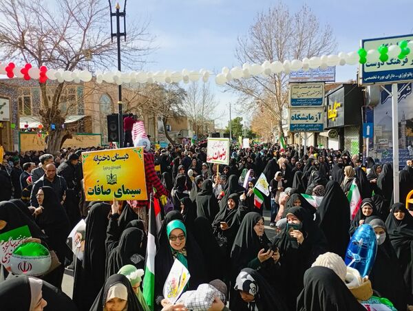  راهپیمایی بیست و دو بهمن در کاشمر