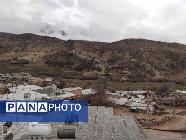 چشم‌انداز میانکوه در باران