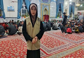 گذری بر ضیافت افطاری در مسجد جامع شهر بار نیشابور