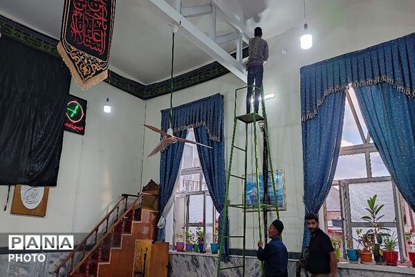 شهر بار، رنگ بوی محرم گرفت برای خون خدا