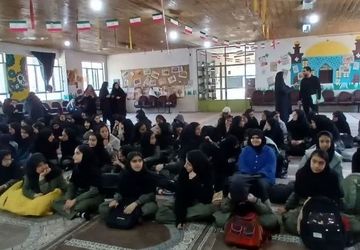 مراسم تجلیل از مقام شهدا در دبیرستان حاج قنبری سوادکوه