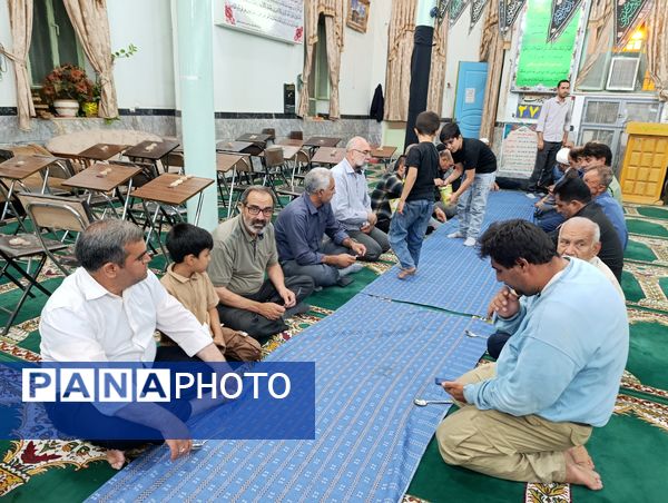 عزاداری سالروز شهادت امام حسن عسکری (ع) در مسجد صاحب‌الزمان آشخانه