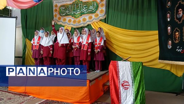 حضور پرشور دانش آموزان و اقشار مردم در جشن 22بهمن روستای سرتشنیز 