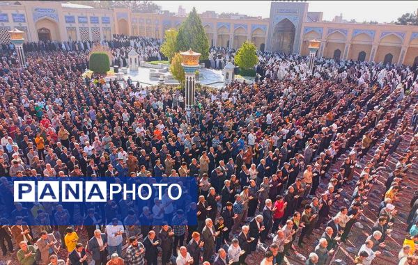 نماز عید فطر ۱۰ هزار نفری در کاشمر 