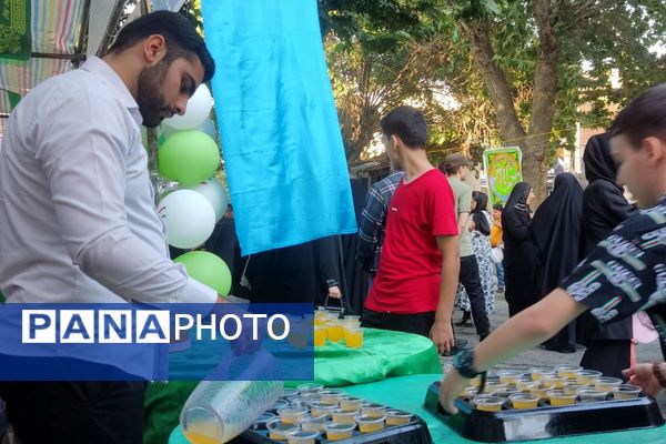 برپایی موکب انصار المهدی(عج) به‌مناسبت عید غدیر