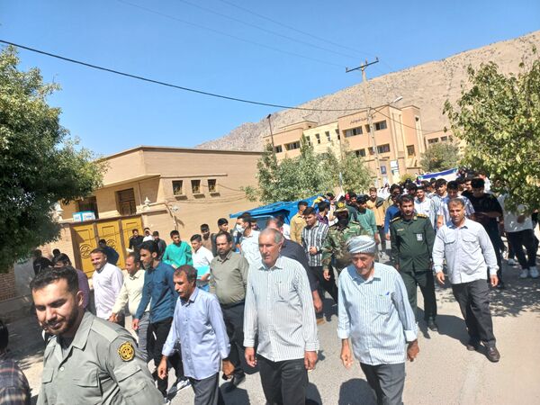 مراسم گرامیداشت شهادت سید حسن نصرالله و شهدای مقاومت در شهرستان سیروان 