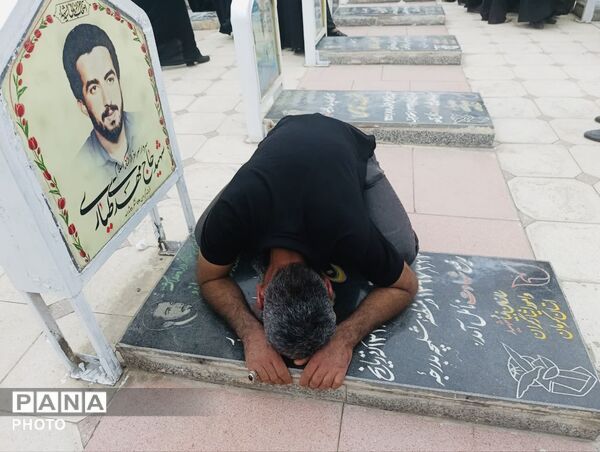 تشییع «شهیده فاطمه طاهری فرد» مدیر دبستان میناب در جیرفت