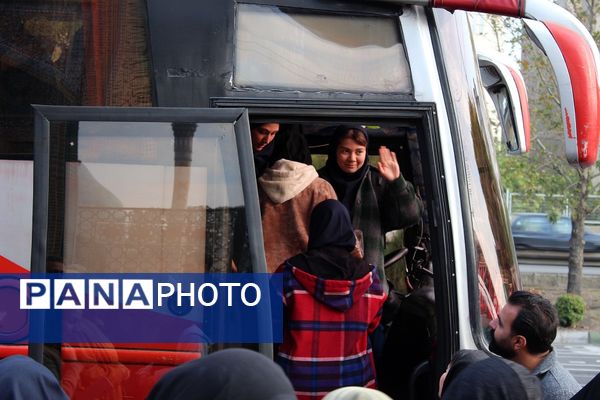 اعزام دانش‌آموزان ناحیه ۴ کرج به اردوی راهیان نور