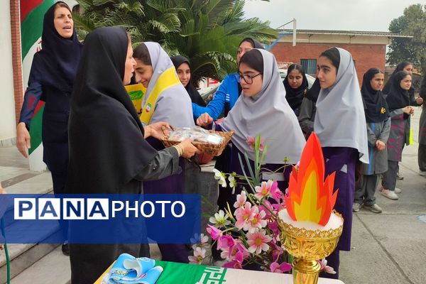 افتتاح سومین المپیاد ورزشی درون‌مدرسه‌ای در دبیرستان فرزانگان قائمشهر