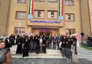 افتتاح مدرسه ۱۲ کلاسه در عسلویه با حضور معاون اجرایی رئیس‌جمهور
