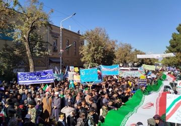 راهپیمایی ۱۳ آبان و روز دانش آموز نیشابور