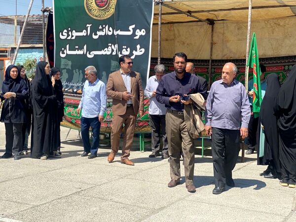 موکب دانش‌آموزی طریق‌الاقصی ناحیه سه کرمانشاه