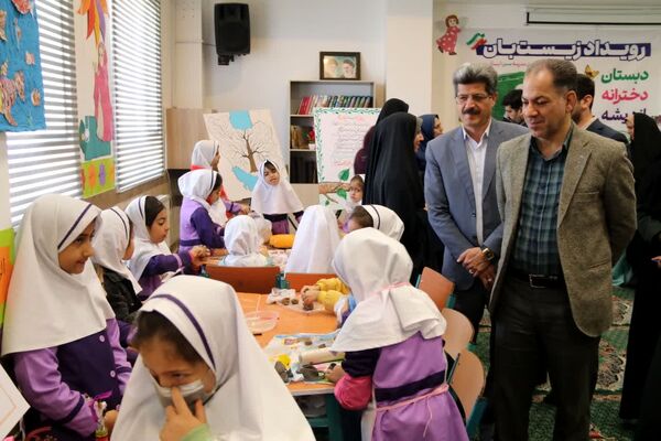 رویداد «زیست بان» با محوریت آموزش محیط زیست در دبستان دخترانه اندیشه