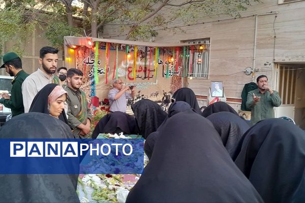 پویش «افتخار محله» و مراسم وداع با شهید گمنام در ورامین