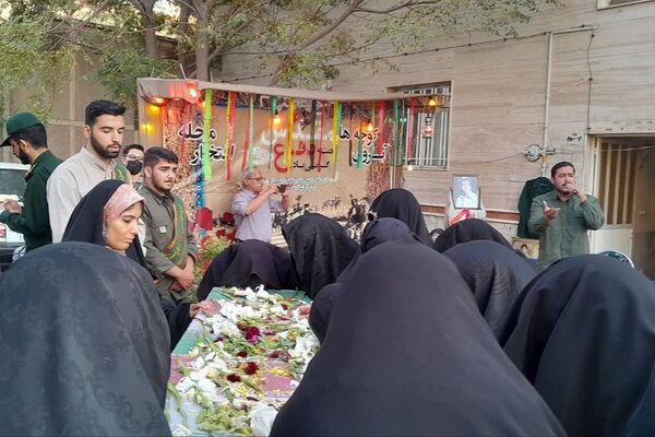 پویش «افتخار محله» و مراسم وداع با شهید گمنام در ورامین
