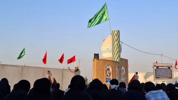 حس و حال دختران دانش‌آموز قم در اردوی راهیان نور