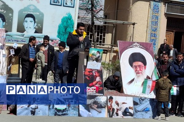 حضور پرشور مردم در راهپیمایی روز قدس در فریمان