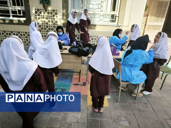 وارنیش فلوراید در دبستان شطیطه2