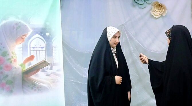 روز دوم اعتکاف دانش‌آموزی در مسجد صاحب الزمان ناحیه دو کرج