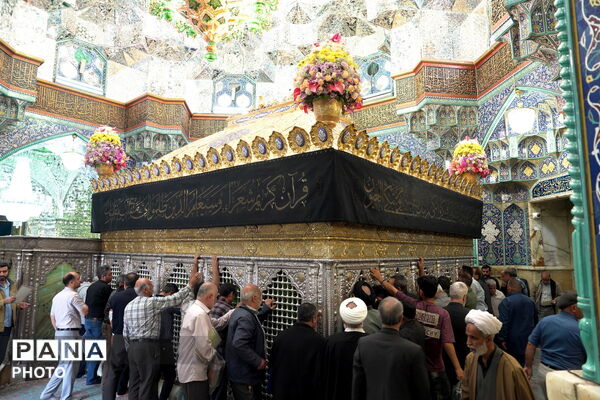 مراسم سالروز شهادت امام جعفر صادق(ع) در حرم کریمه اهل بیت(س)