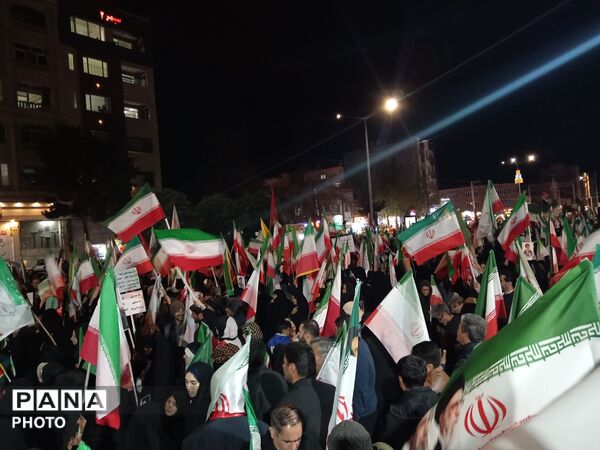  حضور پرشور مردم شهید پرور شهرستان نیشابور در اربعین شهادت رهبر شهید و شهدای میناب