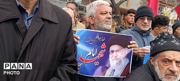 تشییع دو شهید شهرستان بجنورد در استان خراسان شمالی 