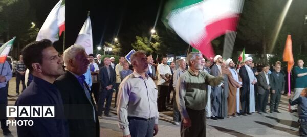 شب هفتاد و هشتم حضور شبانه در میدان جهاد شهر رشتخوار