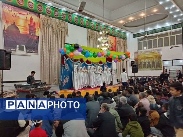 جشن ولادت امام قائم در روستای نقاب خلیل آباد
