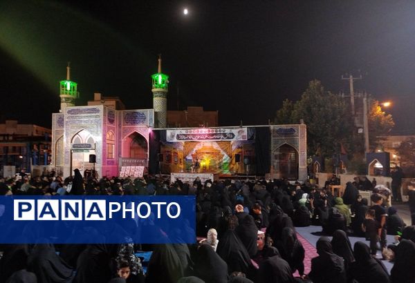 عزاداری  شب تاسوعای حسینی در مسجد شهدای گمنام 