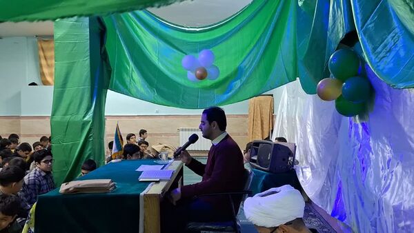 مراسم جشن سالروز میلاد امام علی(ع) در دبیرستان شادیان قم
