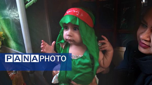 مراسم شیرخوارگان حسینی در حسینیه ولیعصر زرقان 