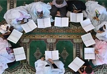 طرح «مسجد و مدرسه» با حضور دانش‌آموزان مدرسه شاهد فاطمه الزهرا(س)