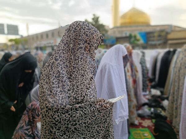 نماز عید فطر در مصلی شهرستان قدس
