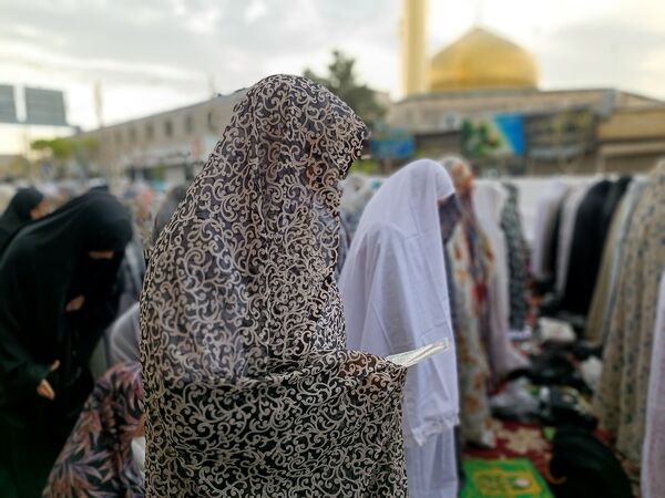 نماز عید فطر در مصلی شهرستان قدس