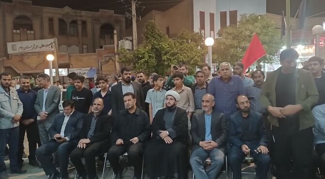 حضور حجت الاسلام والمسلمین محمد جواد قاسمی در پاتوق نوجوان مبارز