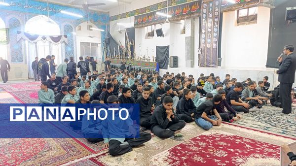 برپایی هیئت عزاداری دانش‌آموزی «قاسم ابن الحسن(ع)» در دبیرستان رئیس‌زاده خلیل‌آباد