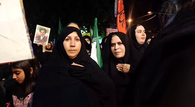 اجتماع باشکوه عزاداران حسینی در میدان امام خمینی (ره) کوهدشت