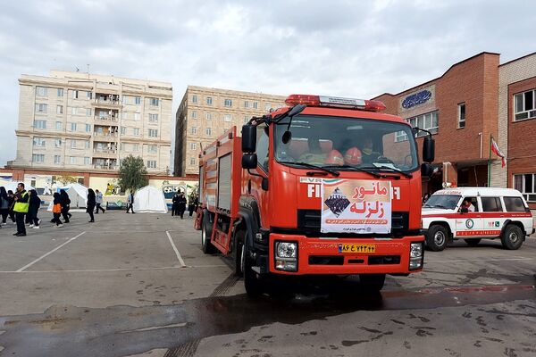 مانور سراسری زلزله در مدارس کهریزک و باقرشهر 