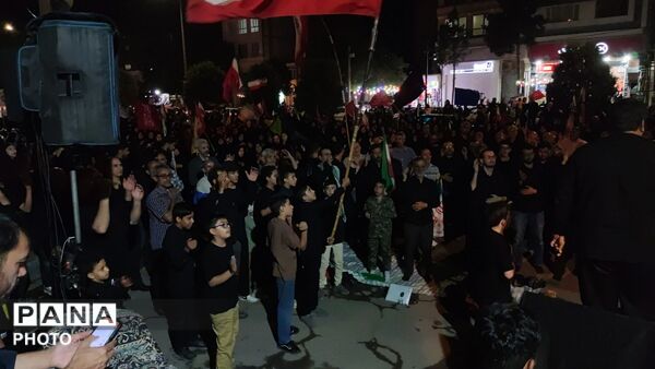 مراسم شب دوم محرم در بلوار فضل نیشابور-۲
