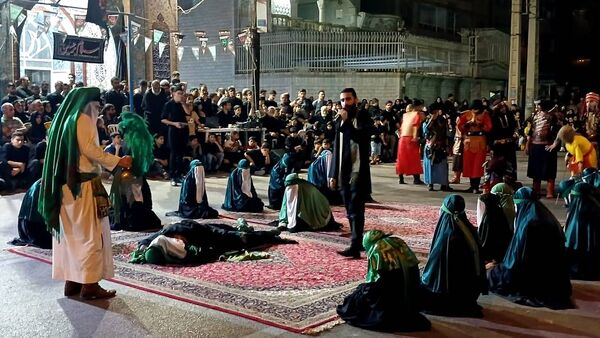 تعزیه‌خوانی در مسجد الهادی اهواز