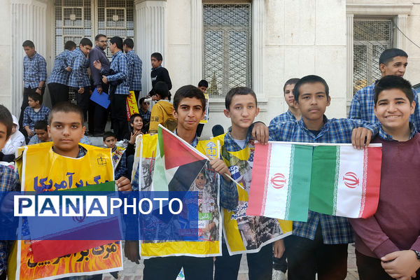 ۱۳ آبان در شیراز ؛ تجلی شور انقلابی نسل امروز