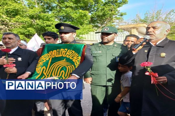 استقبال از خادمان حرم مطهر امام رضا( ع) در شهرستان فاروج 