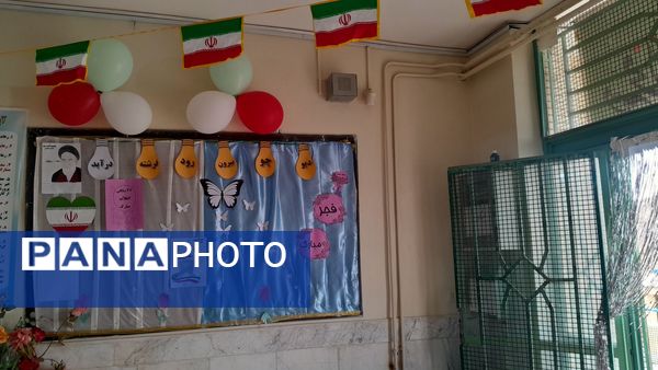 جشن دهه فجر و نیمه شعبان در دبیرستان سبحان و مائده شلیل